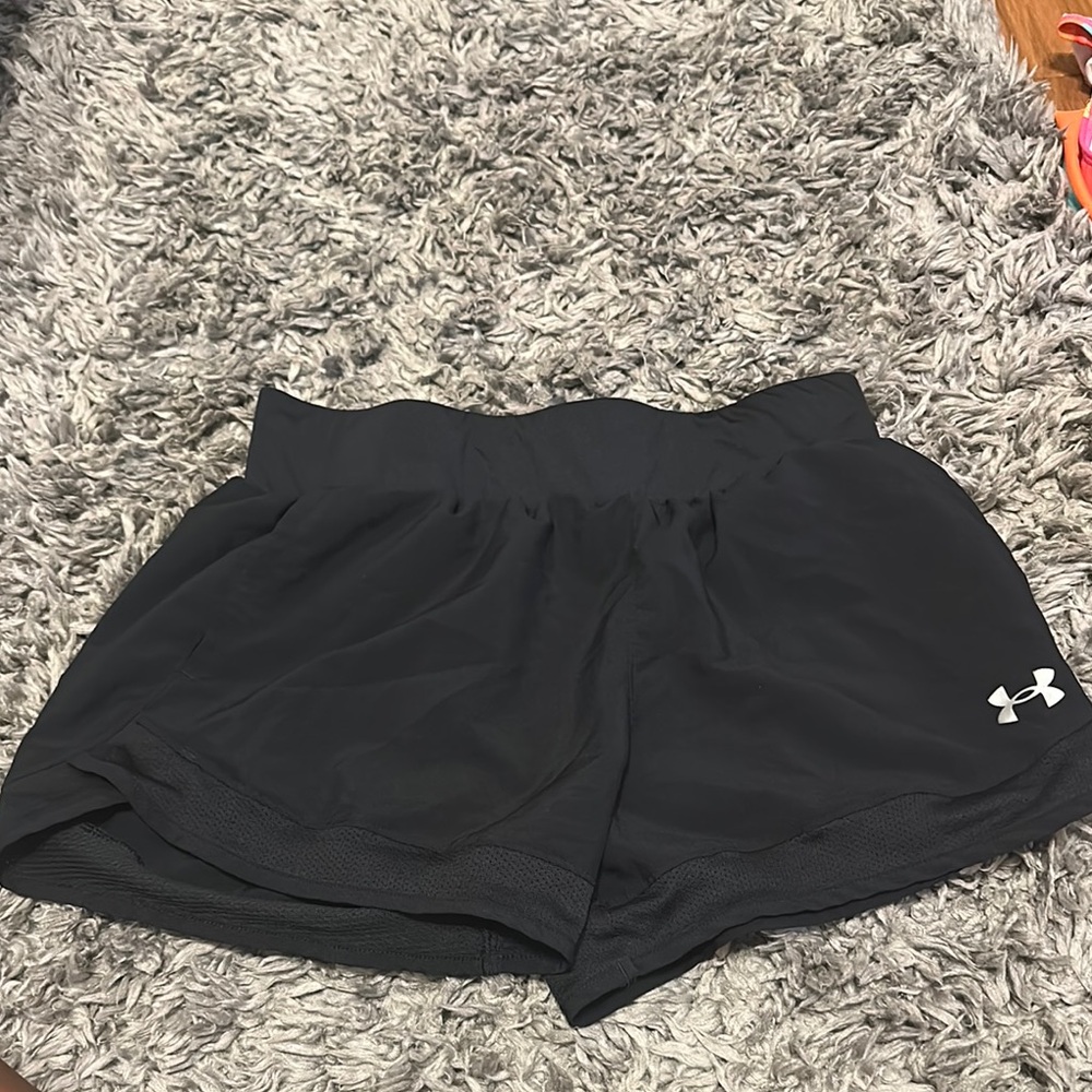 Under Armour Black Athletic Shorts Lightweight Breathable